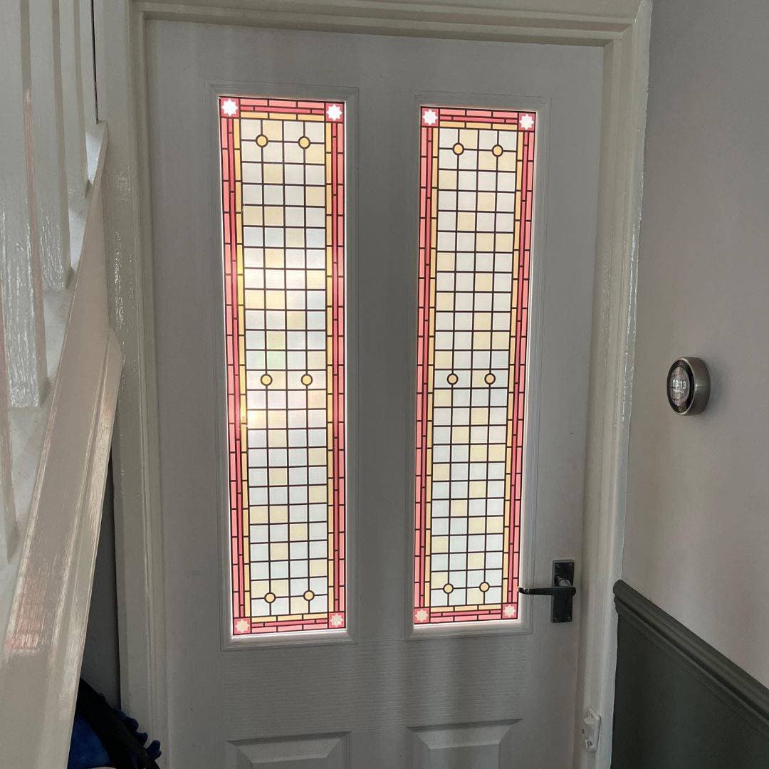 Catherine Stained Glass Window Film