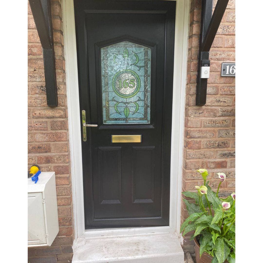 Cynthia Stained Glass Window Film