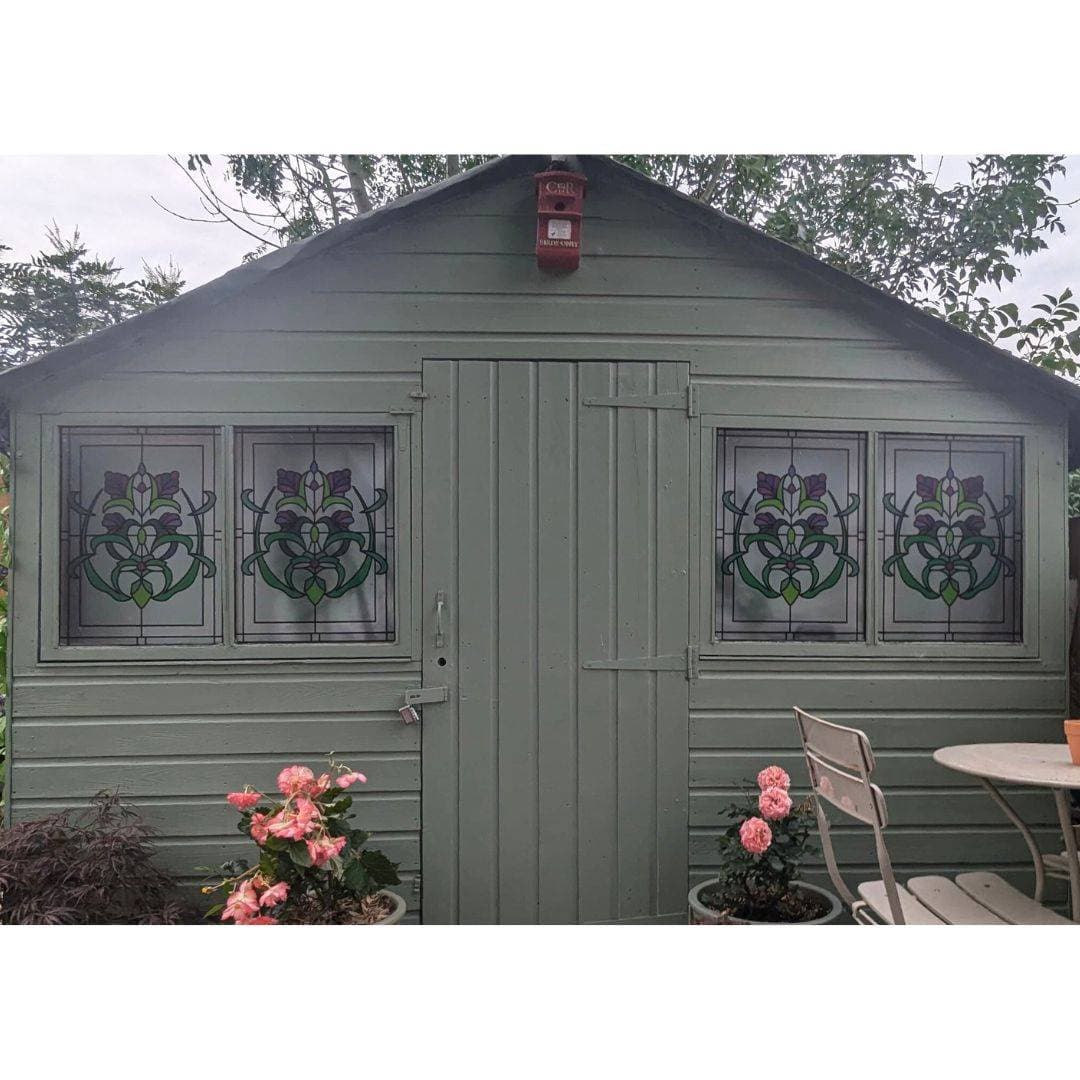 Cynthia Stained Glass Window Film