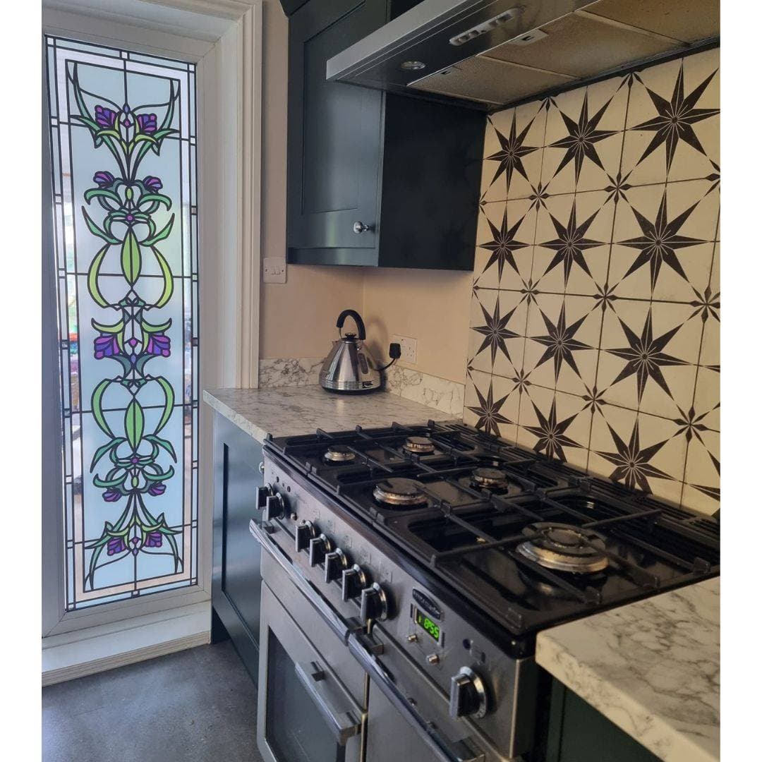 Cynthia Stained Glass Window Film