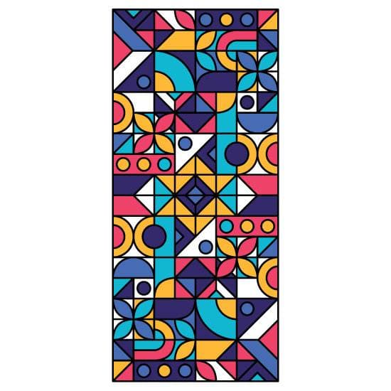 colourful stained glass window film