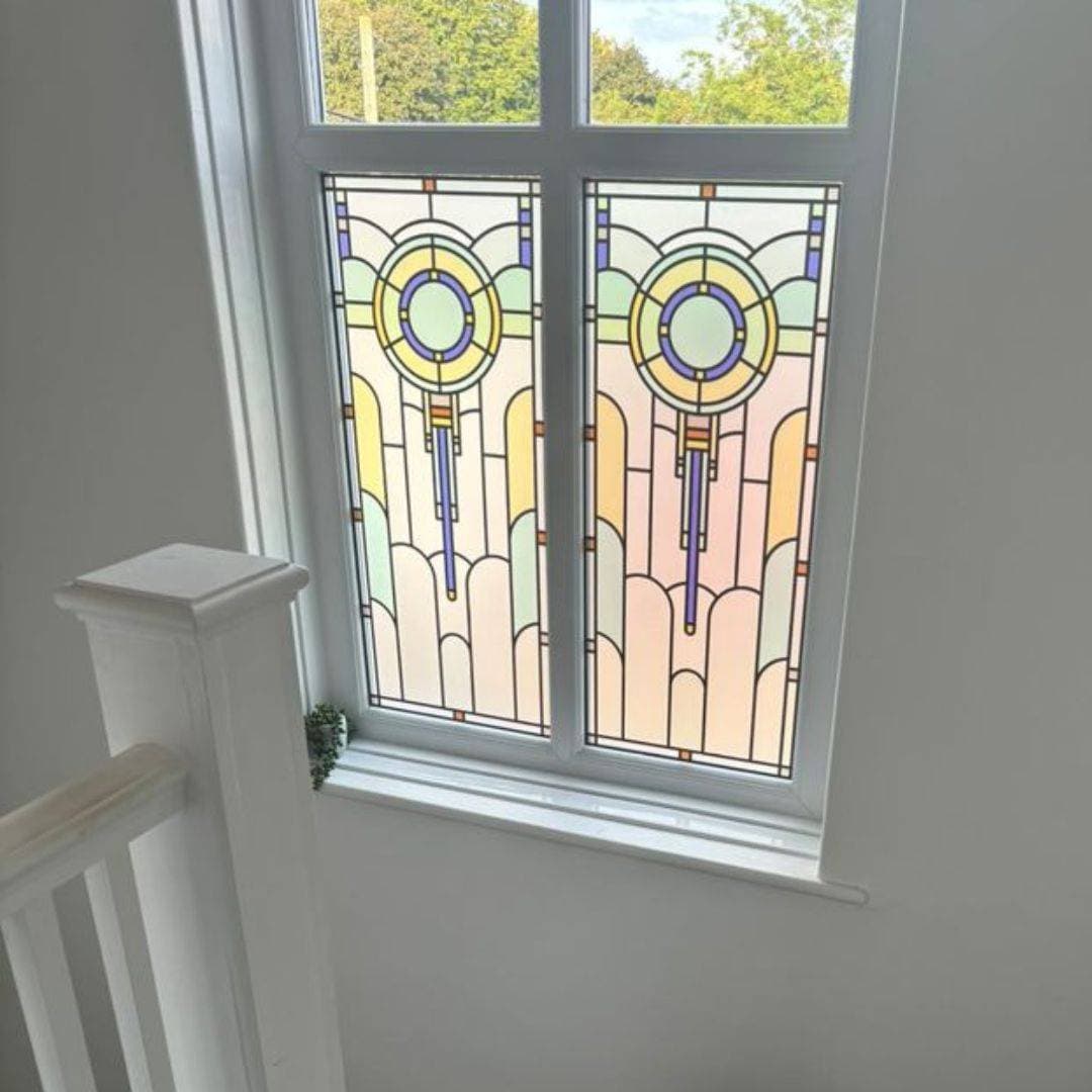 Linda Stained Glass Window Film