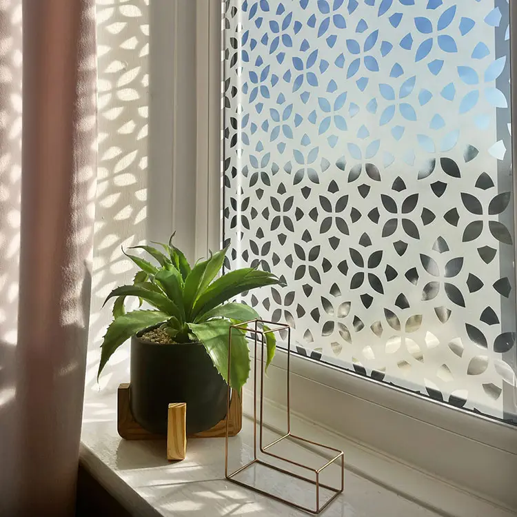 Rosewood Patterned Window Film