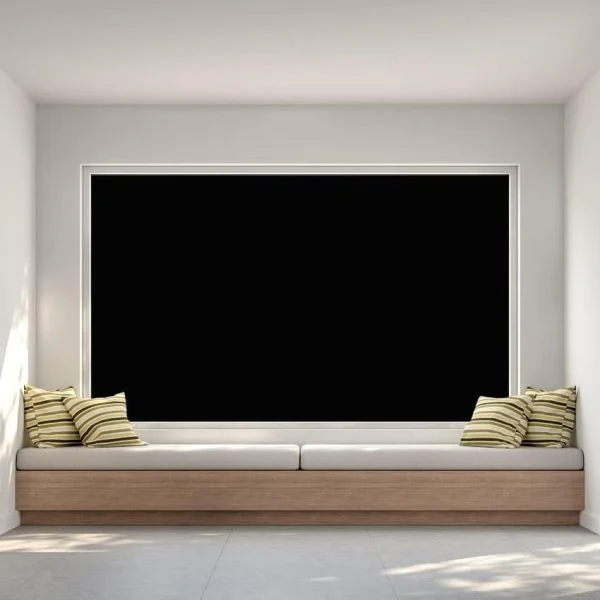 Sample of Blackout Window Film Lustalux