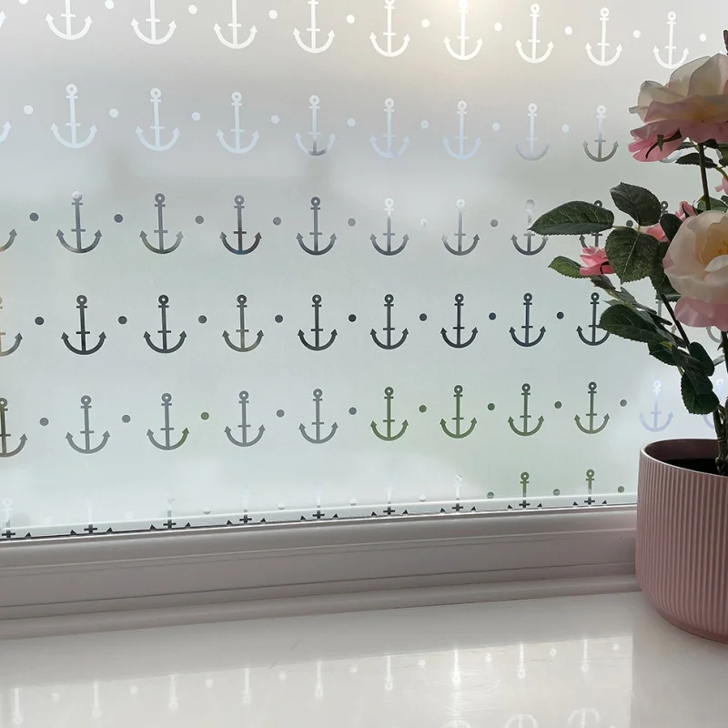Sadie- design - Add privacy to any window with this geometric frosted pattern