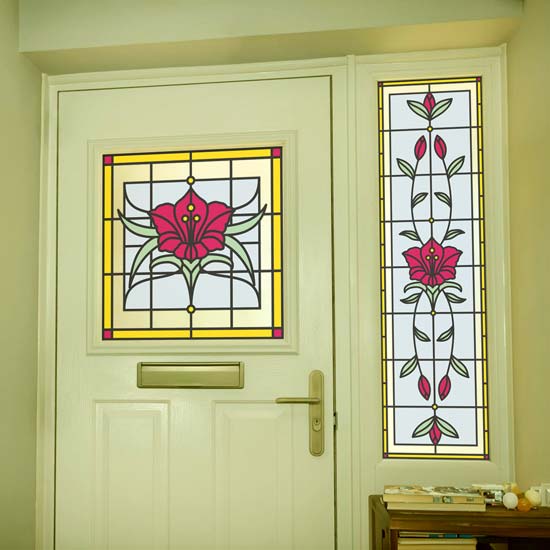 Stained Glass Film for Windows and Doors
