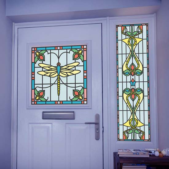 Stained Glass Film for Windows and Doors
