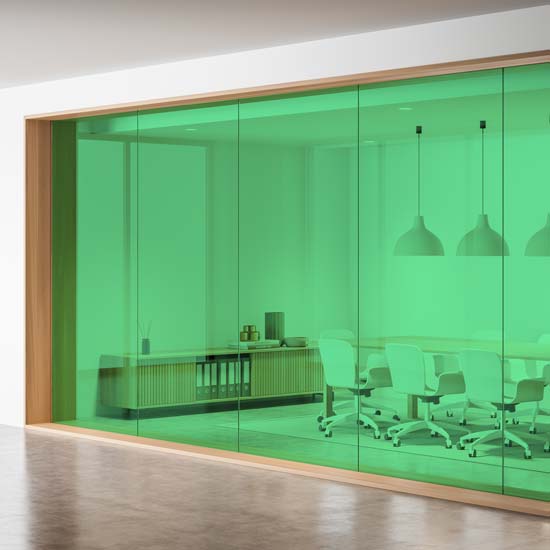 Emerald Transparent Coloured wingdow Film