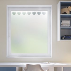 Hearts Border Window Film