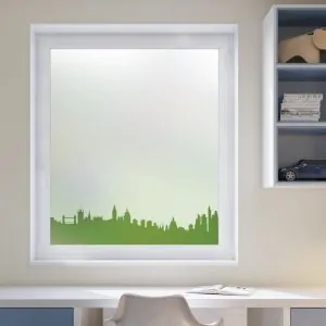 Sample of Skyline Border Window Film
