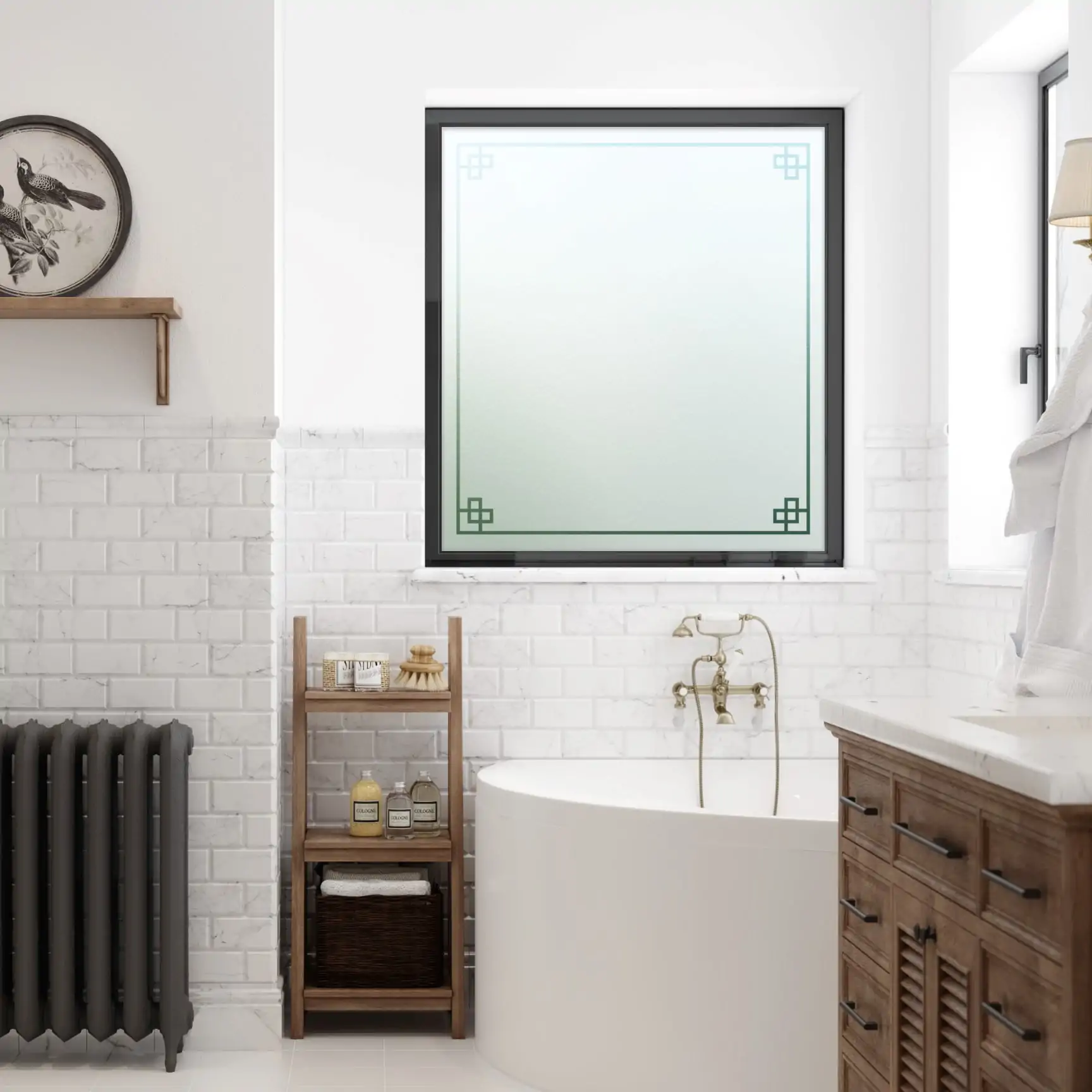 Hackney Window Film Frame