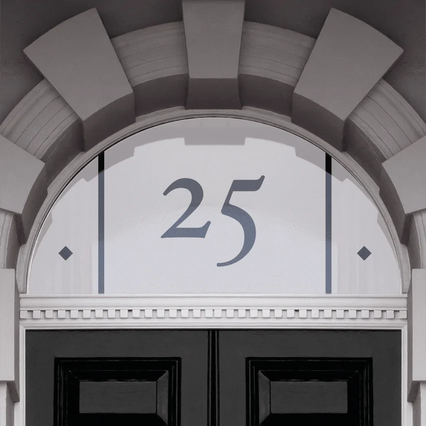 Friselle Fanlight House Number