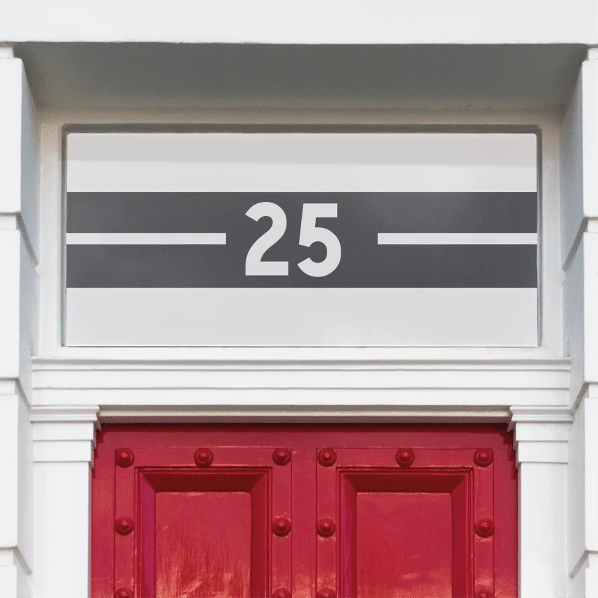 Parpardelle Rectangular House Number