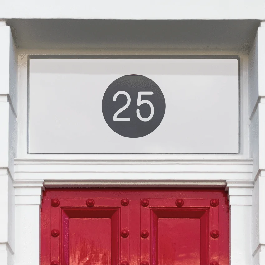 Fusilli Rectangular House Number