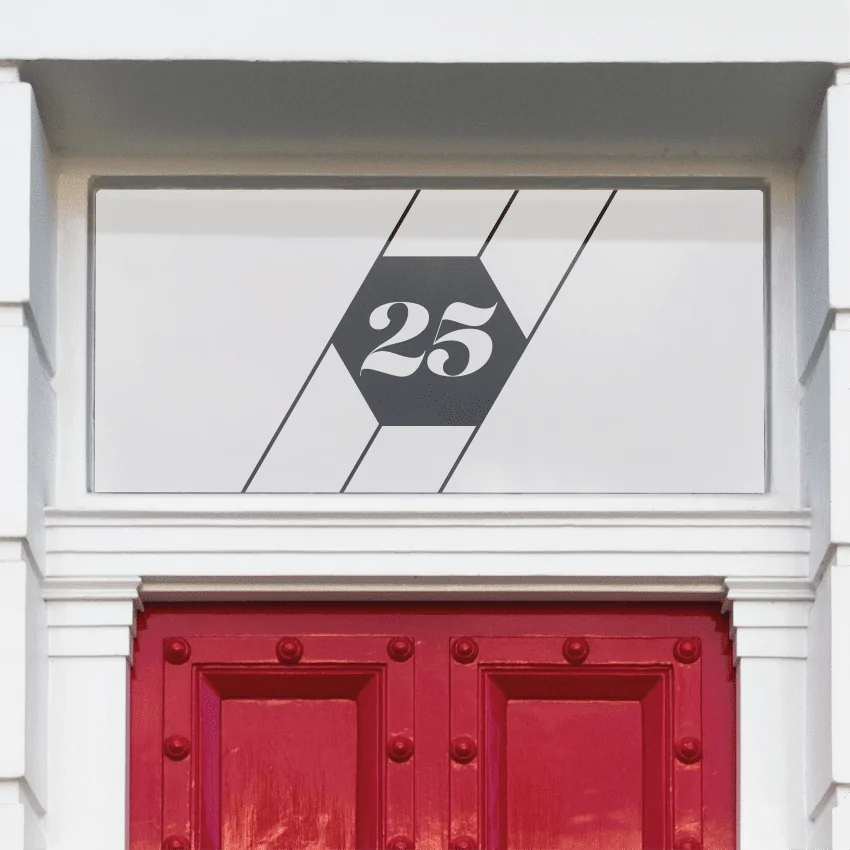 Tortellini Rectangular House Number