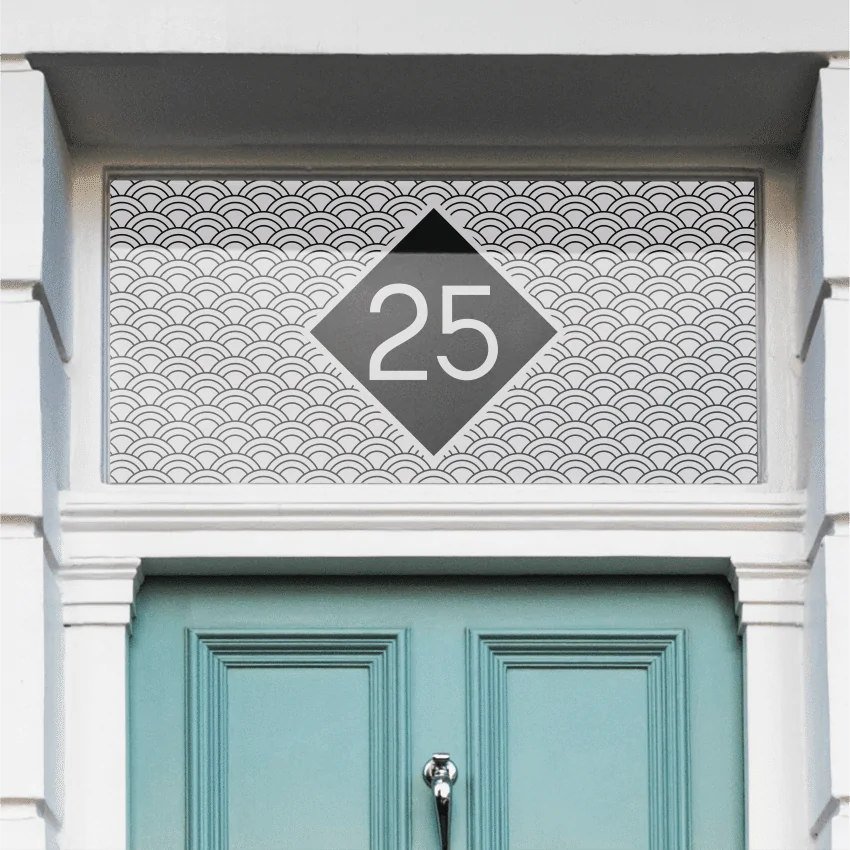 Amatriciana Patterned House Number