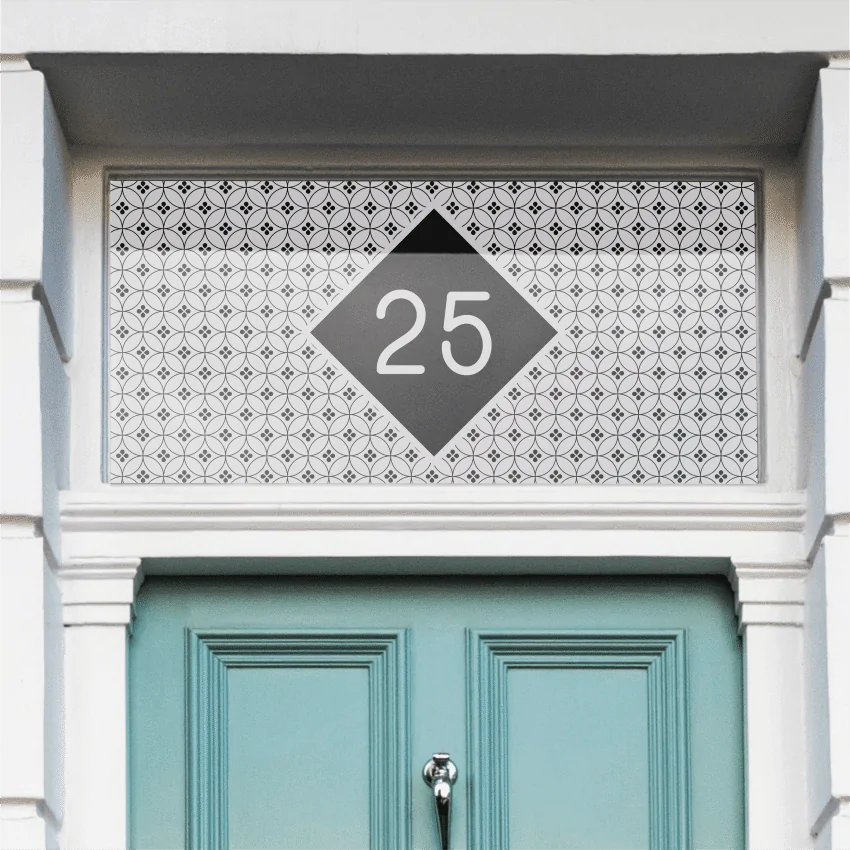 Friggione Patterned House Number