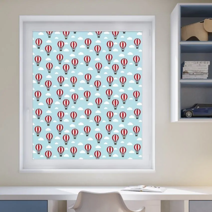Hot Air Balloon Printed Window Film