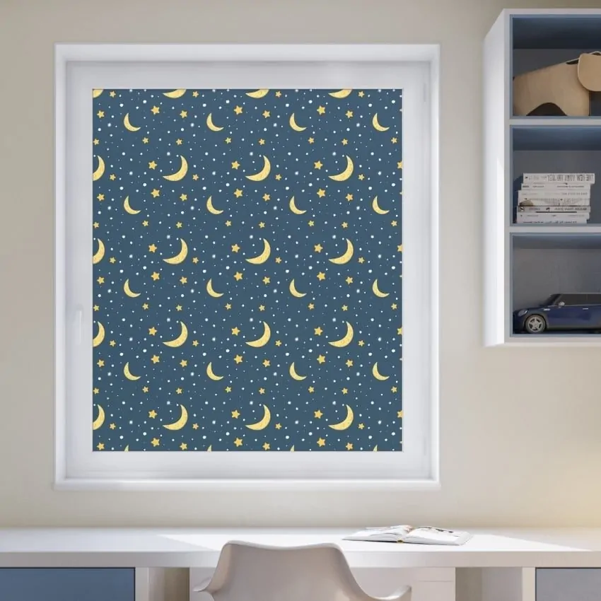 Night Time Printed Window Film