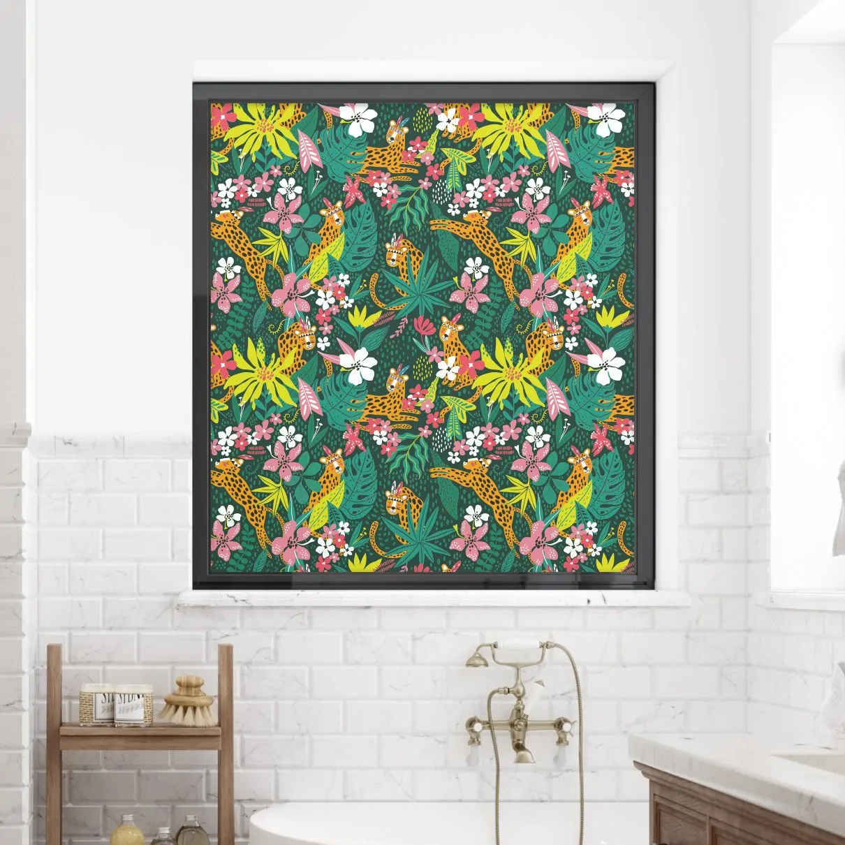 Jungle Printed Window Film