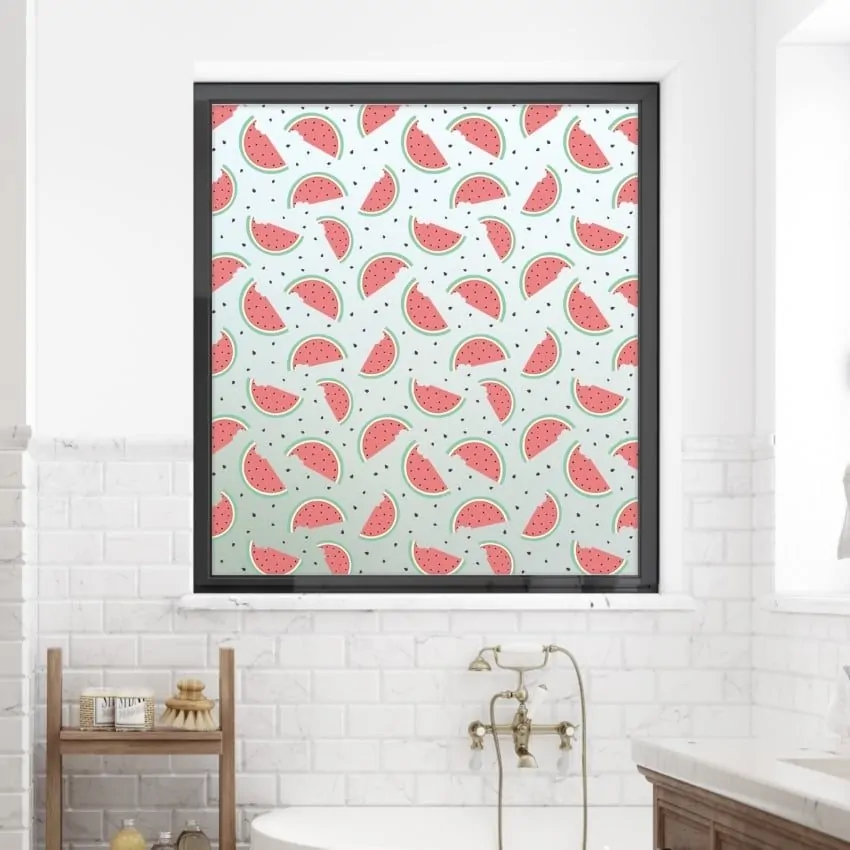 Sample of Watermelon Printed Window Film