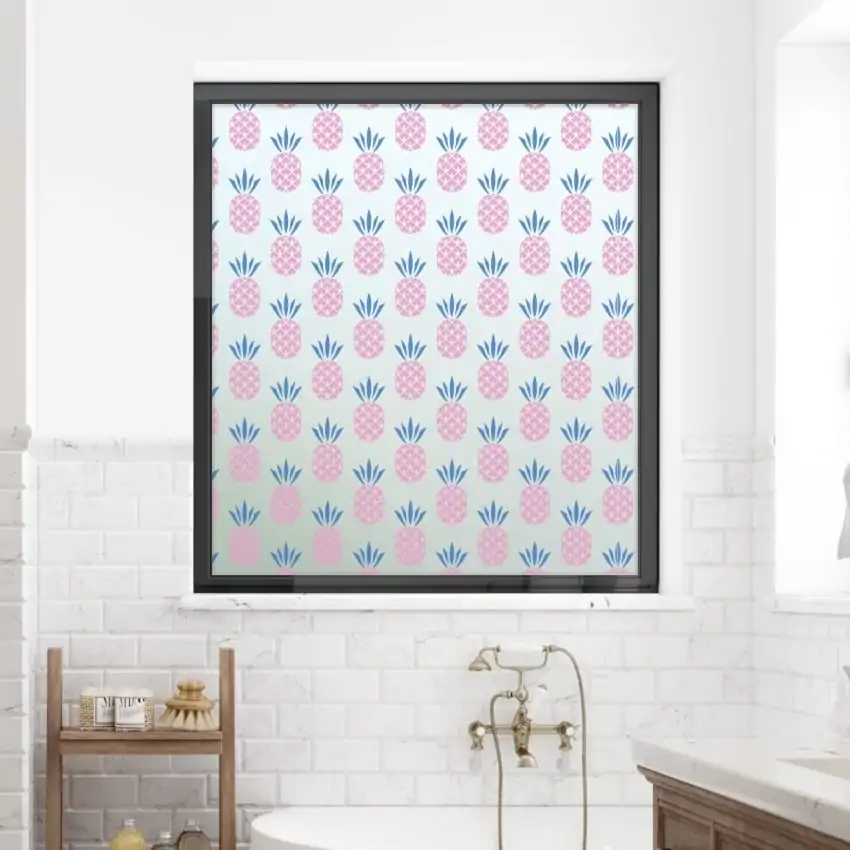 Sample of Pineapple Printed Window Film
