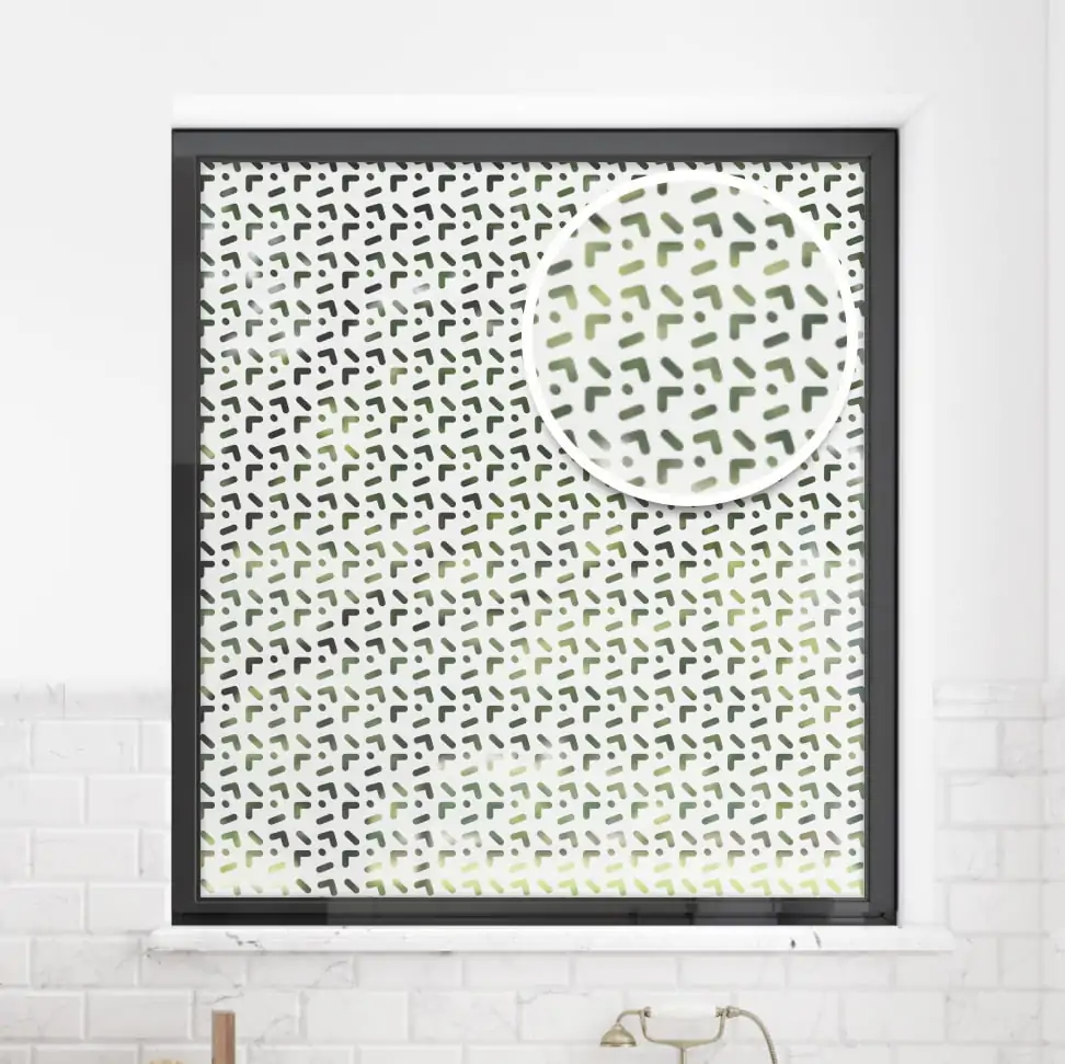 Sample of Prudence Patterned Window Film