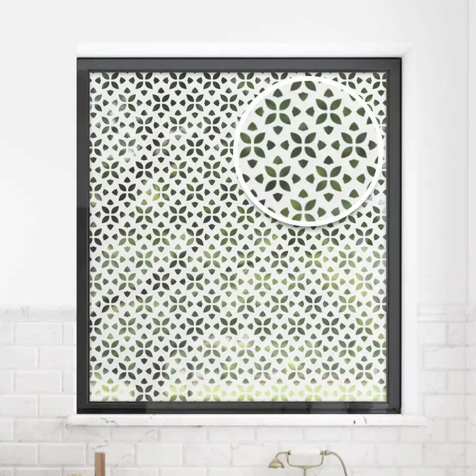 Sample of Rosewood Patterned Window Film