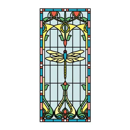 Jane Stained Glass Window Film