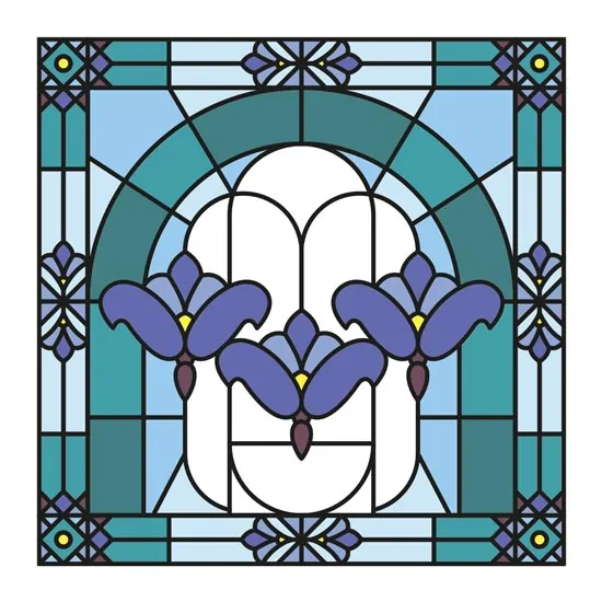 Stella Stained Glass Window Film