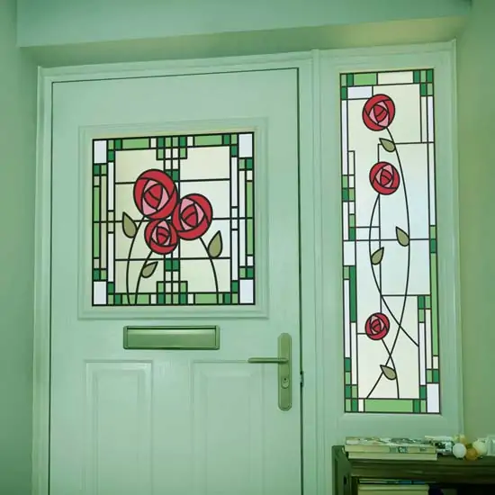 Sample of Yoko Stained Glass Window Film