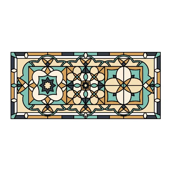 Zak Stained Glass Window Film