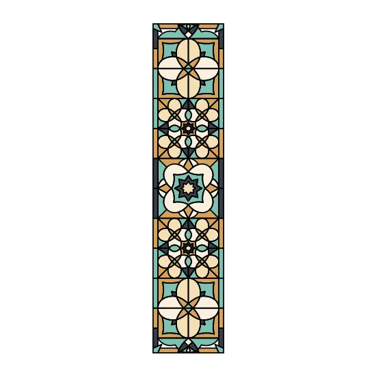 Zak Stained Glass Window Film