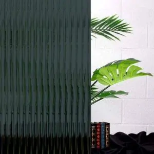 dark blue reeded glass window film, dark green reeded glass window film
