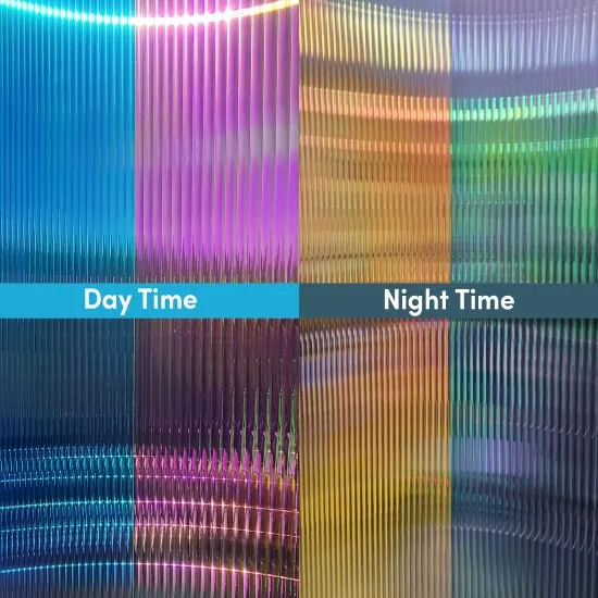 colour changing window film reeded window film