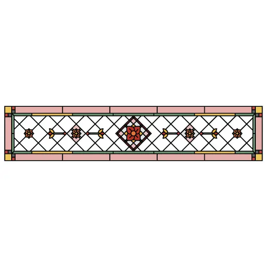 Ruby Stained Glass Window Film - Image 7