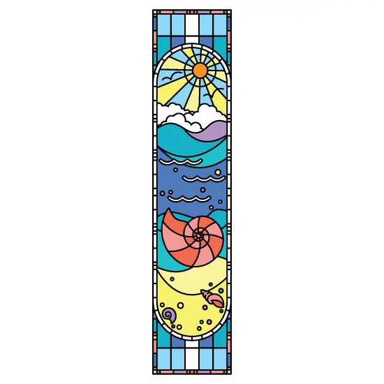Nautilus Stained Glass Window Film - Image 4