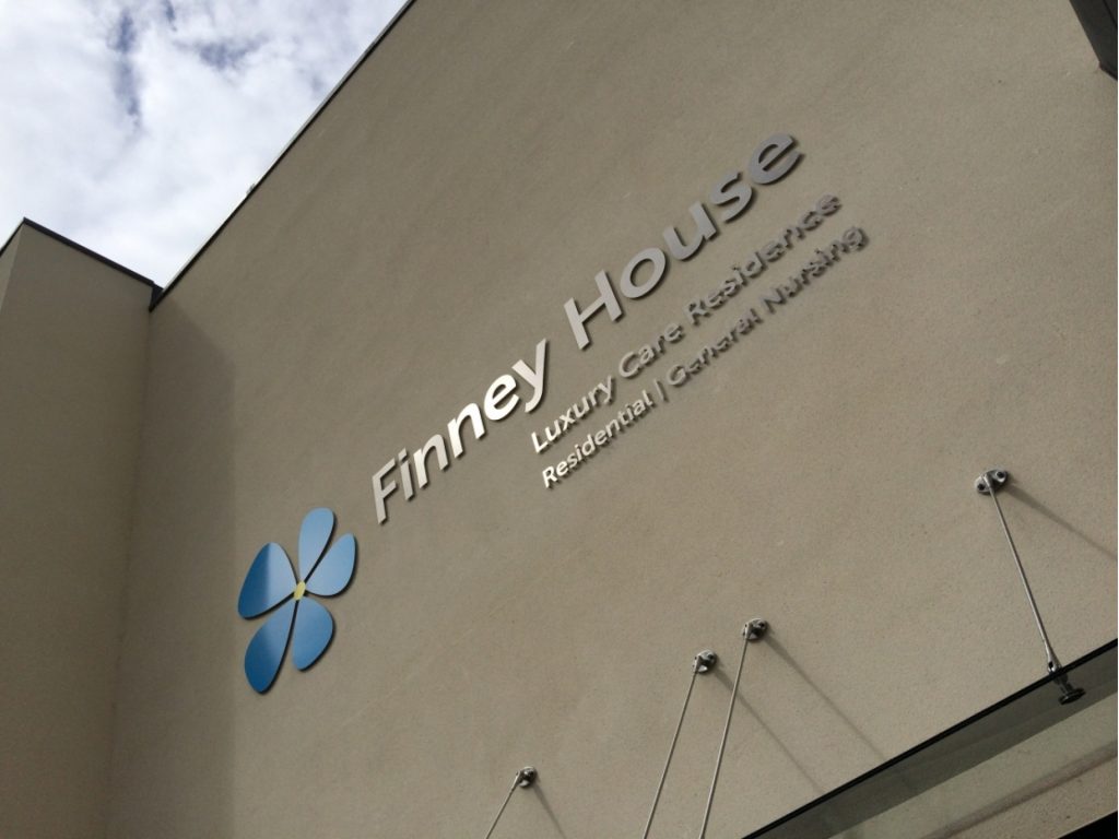 External Signage for Luxury Care Home