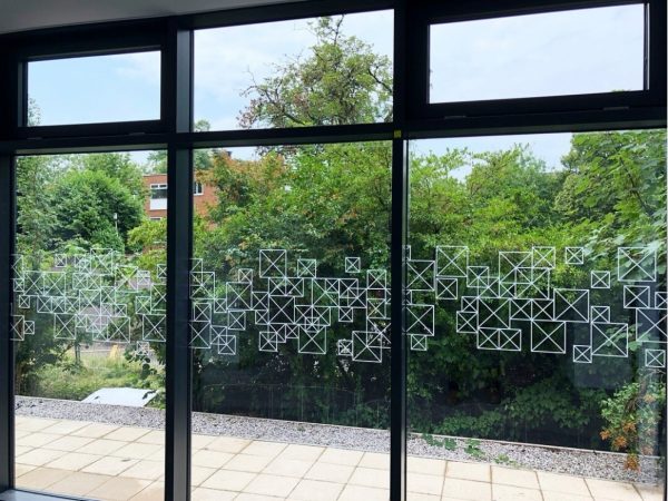 Interserve Christie Hospital Frosted Etched Window Graphics Glass Manifestation for The Christie Hospital
