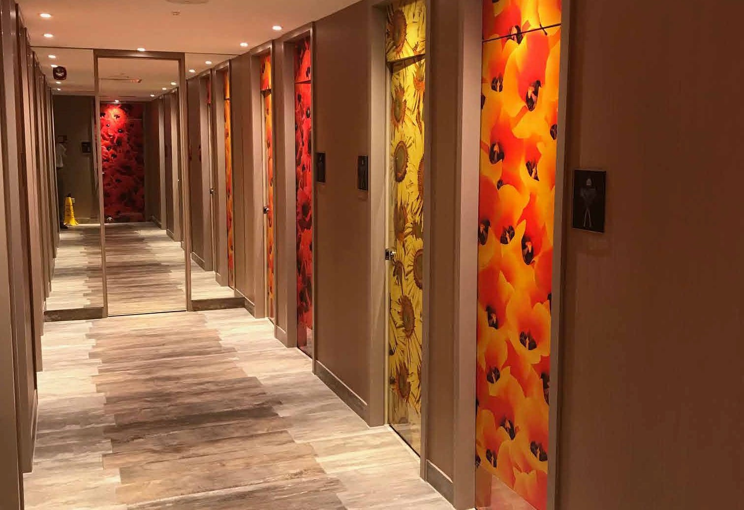 flower-bowl-architectural-film Vinyl wrapping on doors