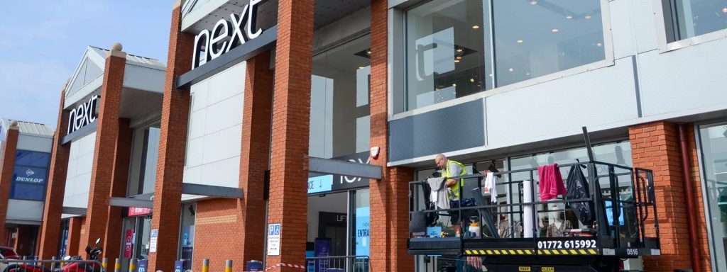 Architectural Wrapping Film at large shopping parks